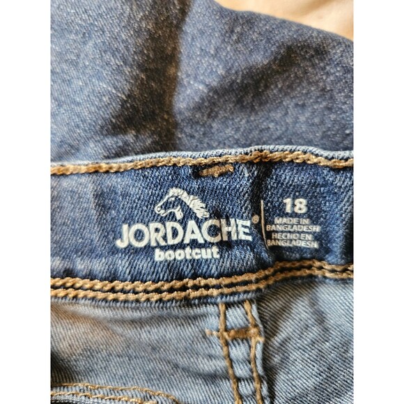 Jordache Girls Jeans SZ 18 Bootcut - Picture 3 of 4